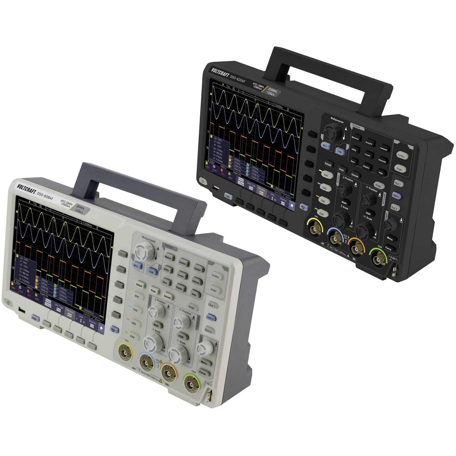 Voltcraft Dso Series Mhz Ch Gs S Bit Oscilloscope Afg Rapid Electronics