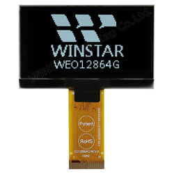 Winstar OLED COG Displays 128x64 White/Black 2.42-inch or 2.7-inch