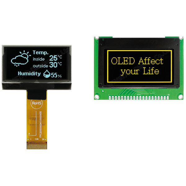 Winstar WEO012864JLPP3N00000 OLED COG 128x64 2.42" Yellow on Black