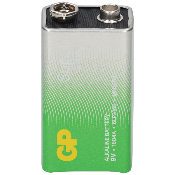 GP GPPVA9VAS779 GP Super Alkaline 9V PP3 - Single