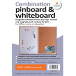 Whiteboard & Cork Boards Combination 60 x 80