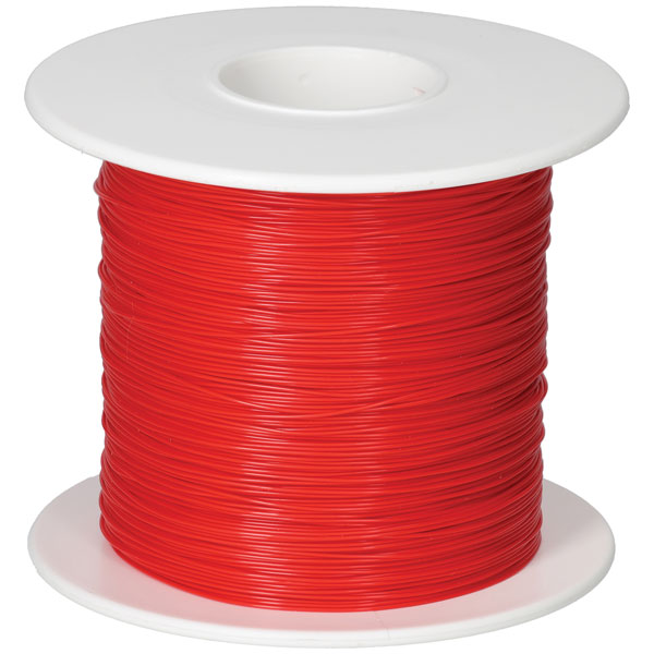 Alphawire 1805 RD001 30AWG ETFE Red Solid Hook Up Wire 1000ft