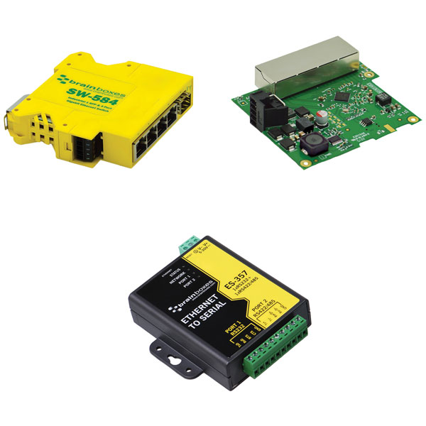 Brainboxes SW-084 1 SFP & 4 PORT GIGABIT ETHERNET SWITCH