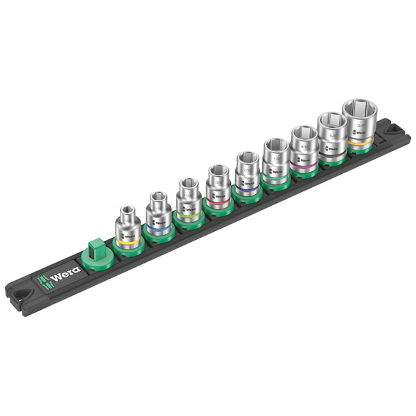 Wera 05005450001 Magnetic Socket Rail B Imp 1 Zyklop Socket Set 3/...