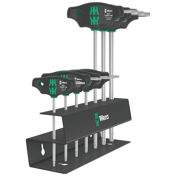 Wera 05023456001 467/7 TORX® HF Set 2 Screwdriver Set T-handle TOR...