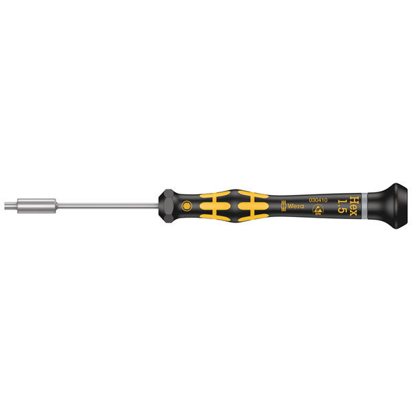 Wera 05030416001 1569 ESD Kraftform Micro Nutdriver Screwdriver 3....