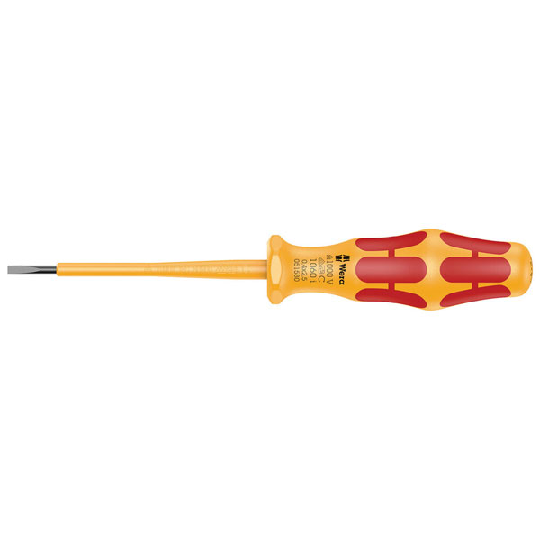 Wera 05051580001 1060 i VDE Kraftform Slotted Screwdriver, 0.4 x 2...