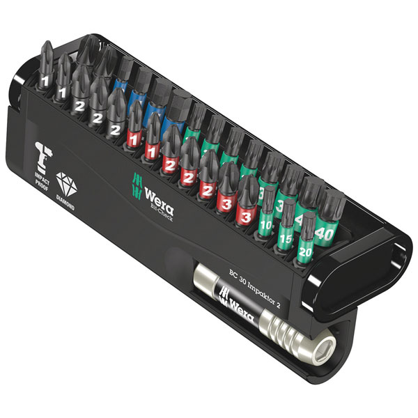 Wera 05057697001 Bit-Check 30 Impaktor 2, 30 pc