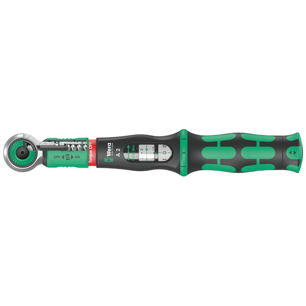Wera 05075801001 Safe-Torque A 2 Torque Wrench 1/4" Hex Drive 2-12 Nm