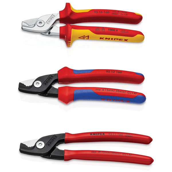 Knipex 95 16 160 StepCut Cable Shears 160mm