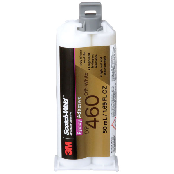 3M 7100200498 Scotch-Weld™ Epoxy Adhesive DP460, 400 ml, White