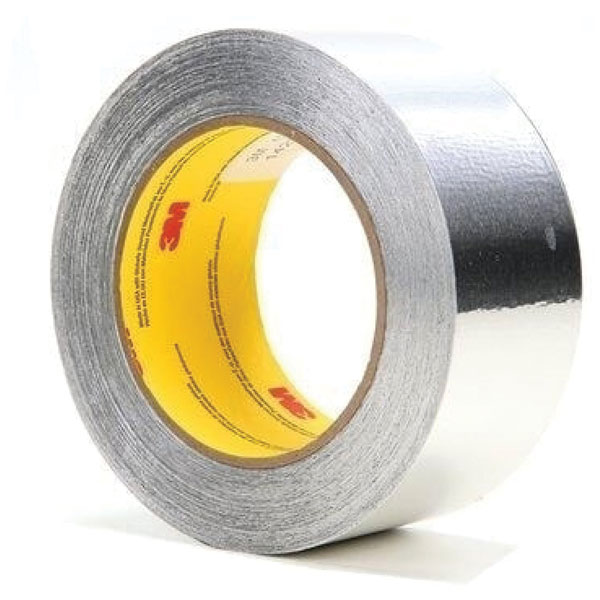 3M 7100053813 Aluminium Foil Tape 425, 50 mm x 55 m, Silver