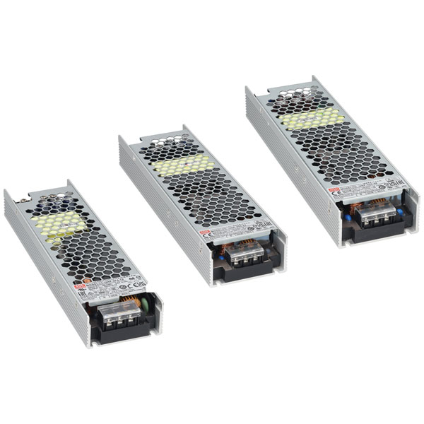 MeanWell UHP-200-24 200 watt Low Profile Enclosed PSU