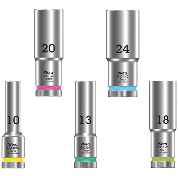Wera 05004554001 8790 HMC Deep Socket with 1/2" Drive 14 x 83 mm