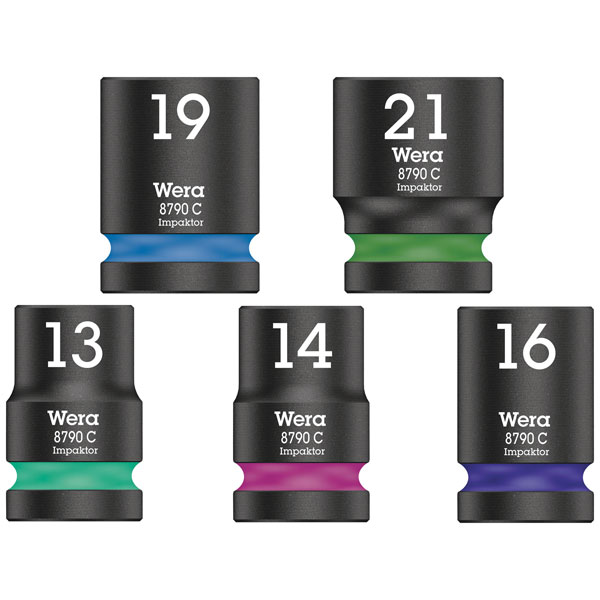 Wera 05004578001 8790 C Impaktor Socket with 1/2" Drive 21 x 38 mm