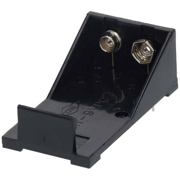 Rapid MP000351 Battery Holder Through Hole 1 x PP3 (9V) with Flyin...