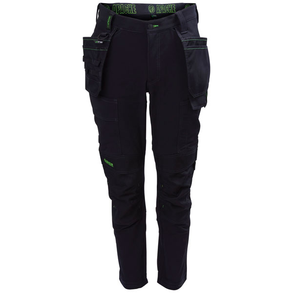 Apache CALGARY 36W/31L Calgary Black Stretch Holster Trousers Wais...