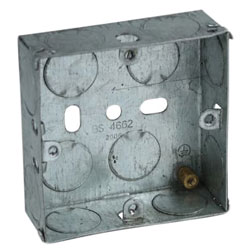 Metal Socket Box 25mm Range