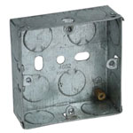 Metal Socket Box 25mm Range