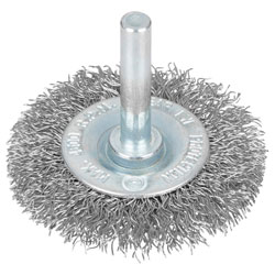 Flat Steel Wire Wheel Brush  Arbor Range