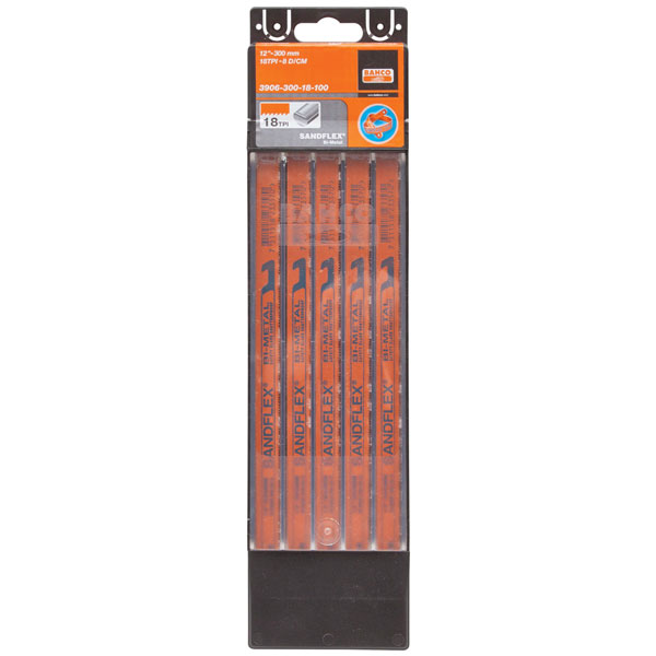 Bahco 3906-300-14-100 3906 Sandflex Hacksaw Blades 300mm (12in) x ...