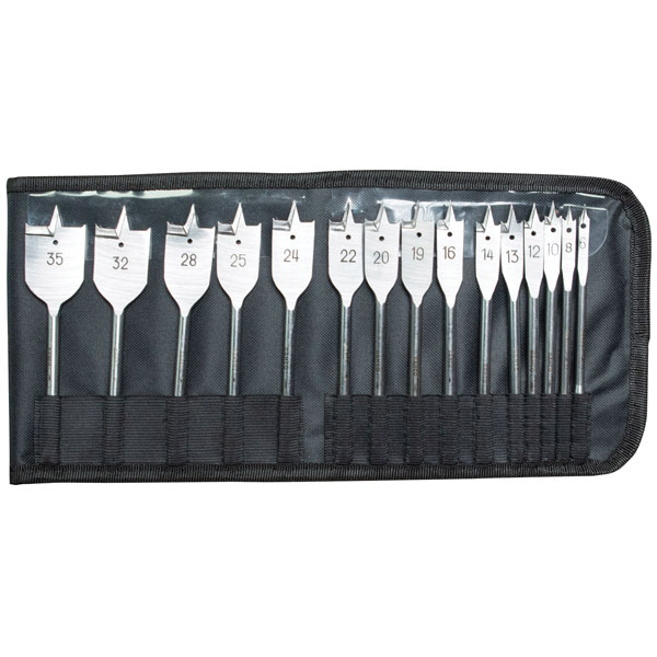 Bahco 9529SET15 9629 Series Flat Bit Set, 15 Piece