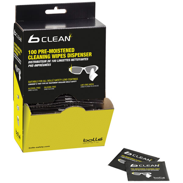 Bolle Safety PACW100 B100 b Clean Cleaning Tissues Dispenser (Pack...