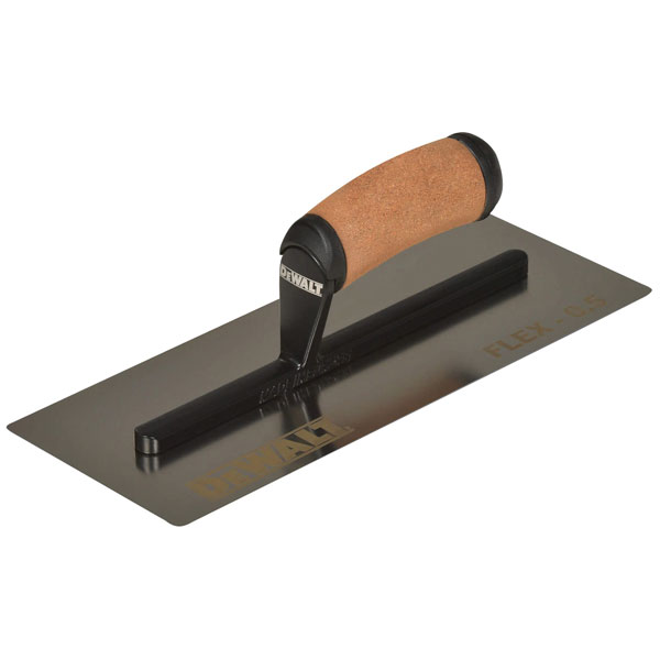 DEWALT EU 2-981 0.5mm FLEX StainlessSteel Flat Trowel LeatherHandle12