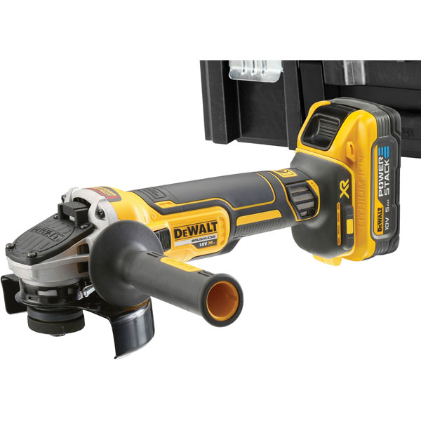 DEWALT DCG409H2T-GB DCG409H2T XR Advantage Grinder 125mm 18V 2 x P...