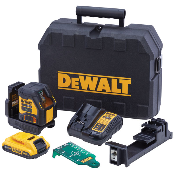 DEWALT DCLE34021N-XJ DCLE34021N XR Compact Cross Line Green Laser ...