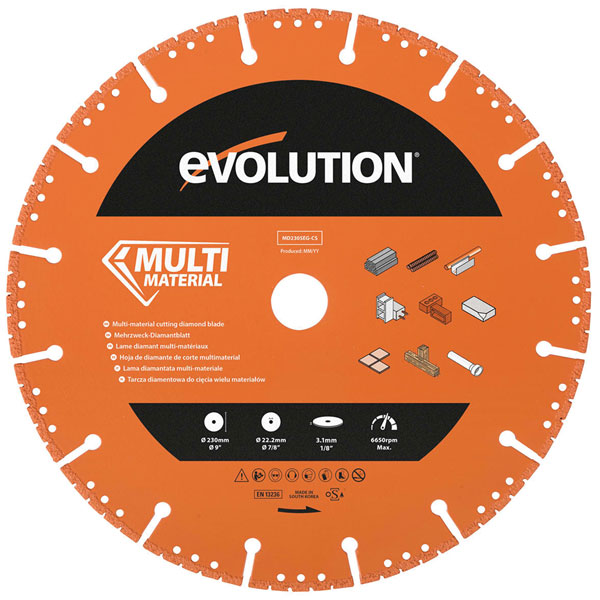 Evolution MD300SEG-CS MultiMaterial Diamond Demolition DiscCutterB...