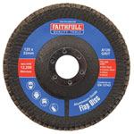 Aluminium Oxide Flap Disc 125 x 22mm Range