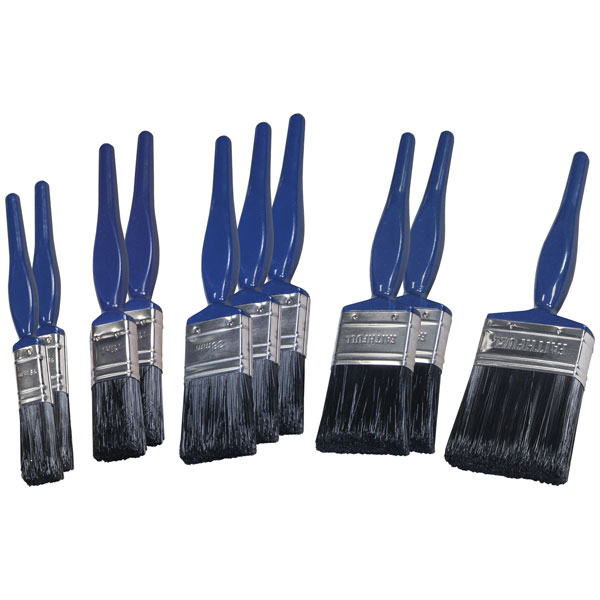 Faithfull 75FAIPBUSET10 Utility Paint Brush Set, 10 Piece