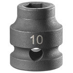 6-Point Stubby Impact Socket 1/2in Drive Range