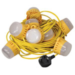 Festoon Lights 10 LED Bulbs 22 Metre Range