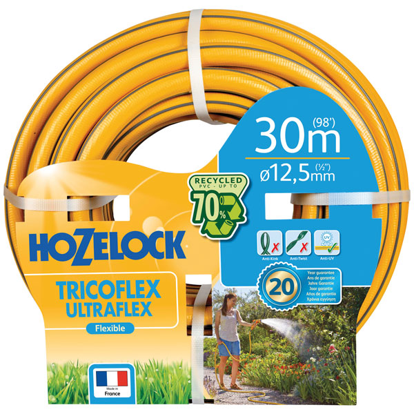 Hozelock 100-100-618 7730 Ultraflex Hose 30m 12.5mm (1/2in) Diameter