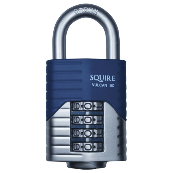 Squire VC60BX Vulcan Open Boron Shackle Combination Padlock 60mm Boxed