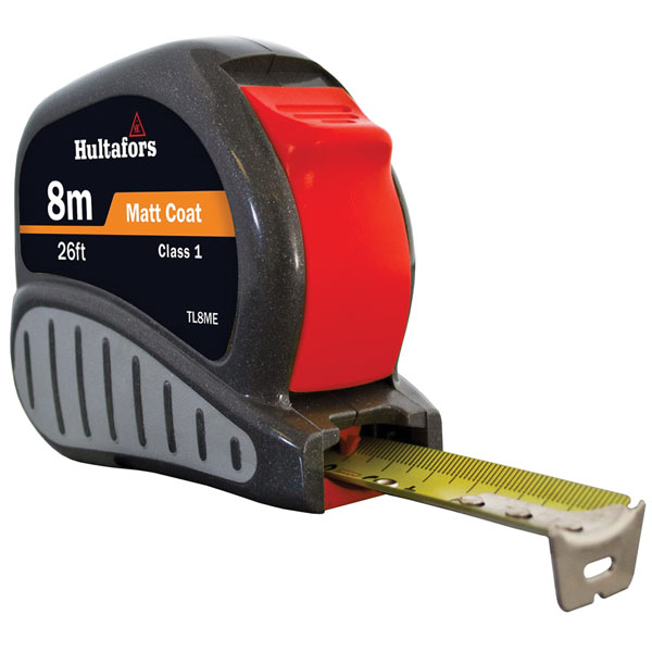 Hultafors 358213 TL8ME Tri-Lok Pocket Tape 8m/26ft (Width 25mm)