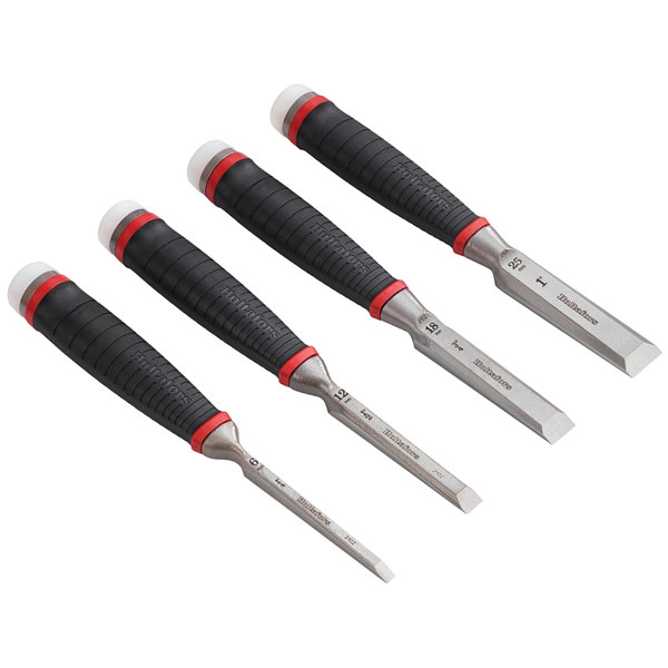 Hultafors 390671 HDCS4 Heavy-Duty Chisel Set, 4 Piece (6-25mm)