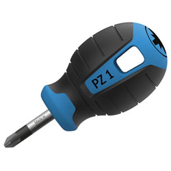 Stubby Pozidriv Screwdriver PZ1 x 25mm