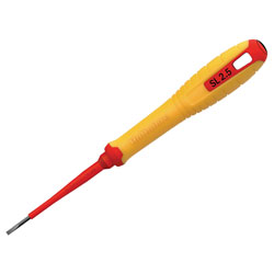 VDE Slotted Screwdriver 2.5 x 75mm