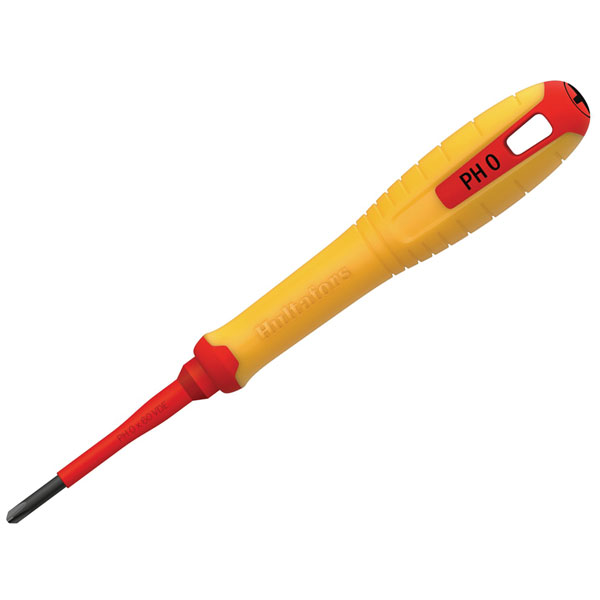 Hultafors 445505 VDE Phillips Screwdriver PH0 x 60mm