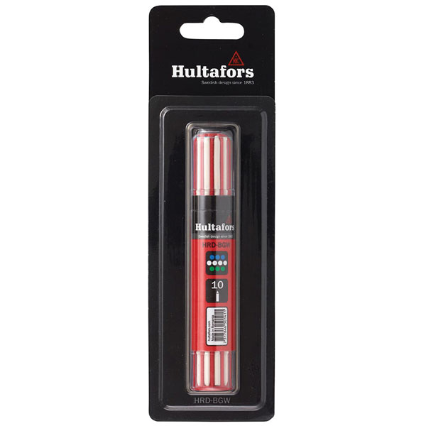 Hultafors 650250 Dry Marker Refill Red (10) Blister Pack