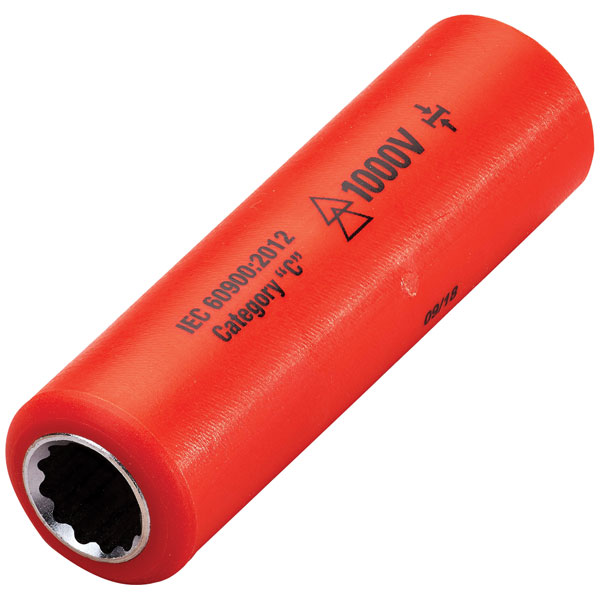 ITL Insulated 1371 Insulated 1/2in Drive Deep Socket 12mm