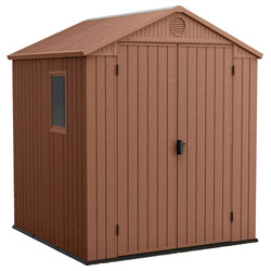 Darwin Shed Brown 6 x 6ft