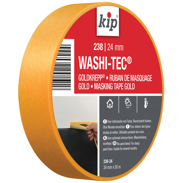 KIP 222605 238 Premium WASHI-TEC® Masking Tape 48mm x 50m