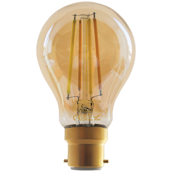 Link2Home L2HFEE27P5W Wi-Fi LED ES E27 Pear Filament Dim Bulb Whit...