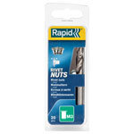 Steel Rivet Nuts M3 (Pack 20 + Free Drill Bit)