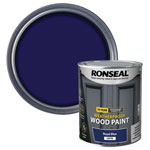 10 Year Weatherproof Wood Paint Royal Blue Satin 750ml
