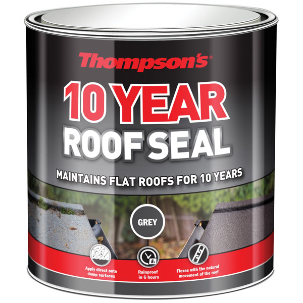 Ronseal 30145 Thompson's 10 Year Roof Seal Grey 2.5 litre